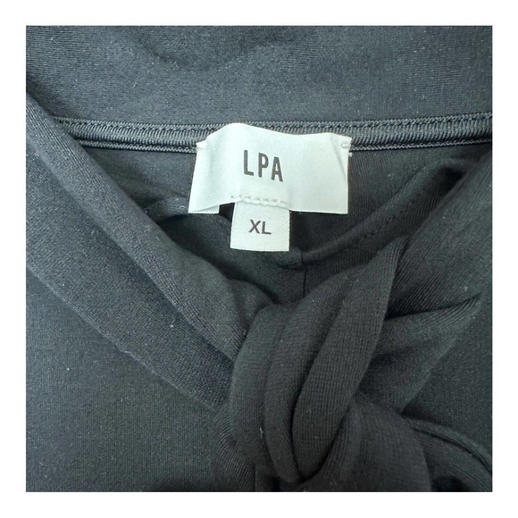 LPA Revolve XL 572 Stretch Tie Waist Leggings Black Pants X-Large - Picture 14 of 16